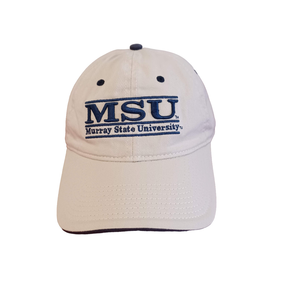 The Game Beige Cotton MSU Murray State University Baseball Cap Hat One Size